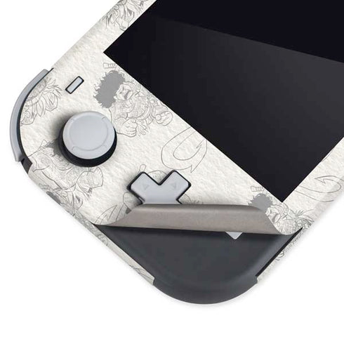 Disney Princess Moana Maui Pattern Nintendo Switch Lite Skin
